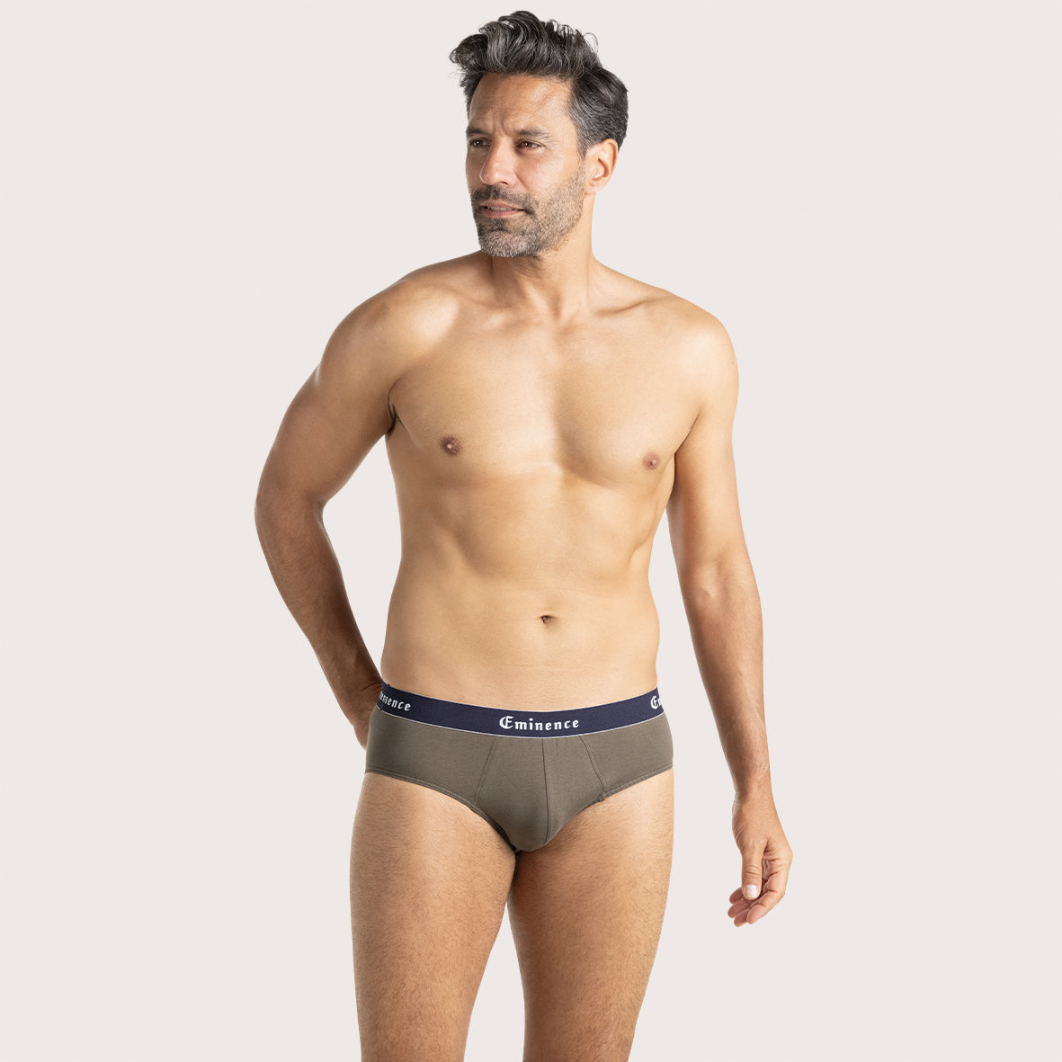 eminence-daily-lot-de-3-slips-homme-fait-en-france-anthracite-noir-kaki image 4