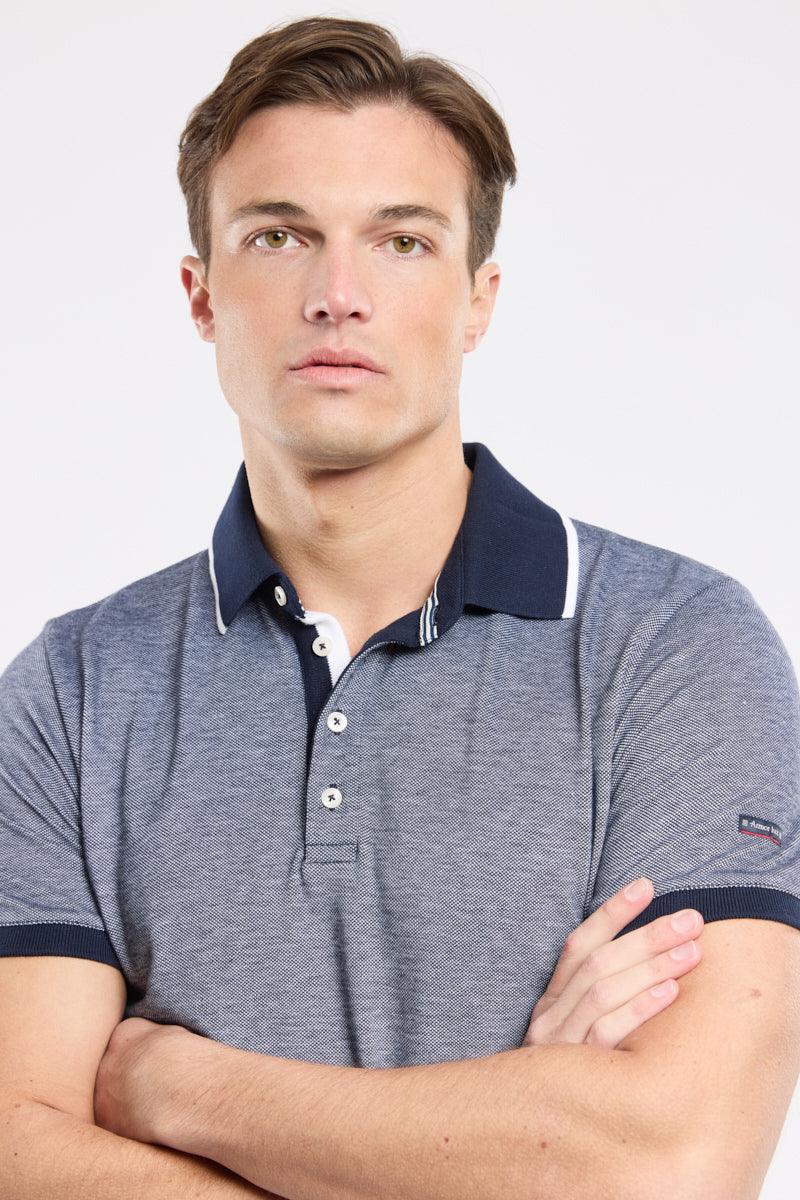 armor-lux-h-ritage-polo-manches-courtes-maille-piqu-e-coton-homme image 2
