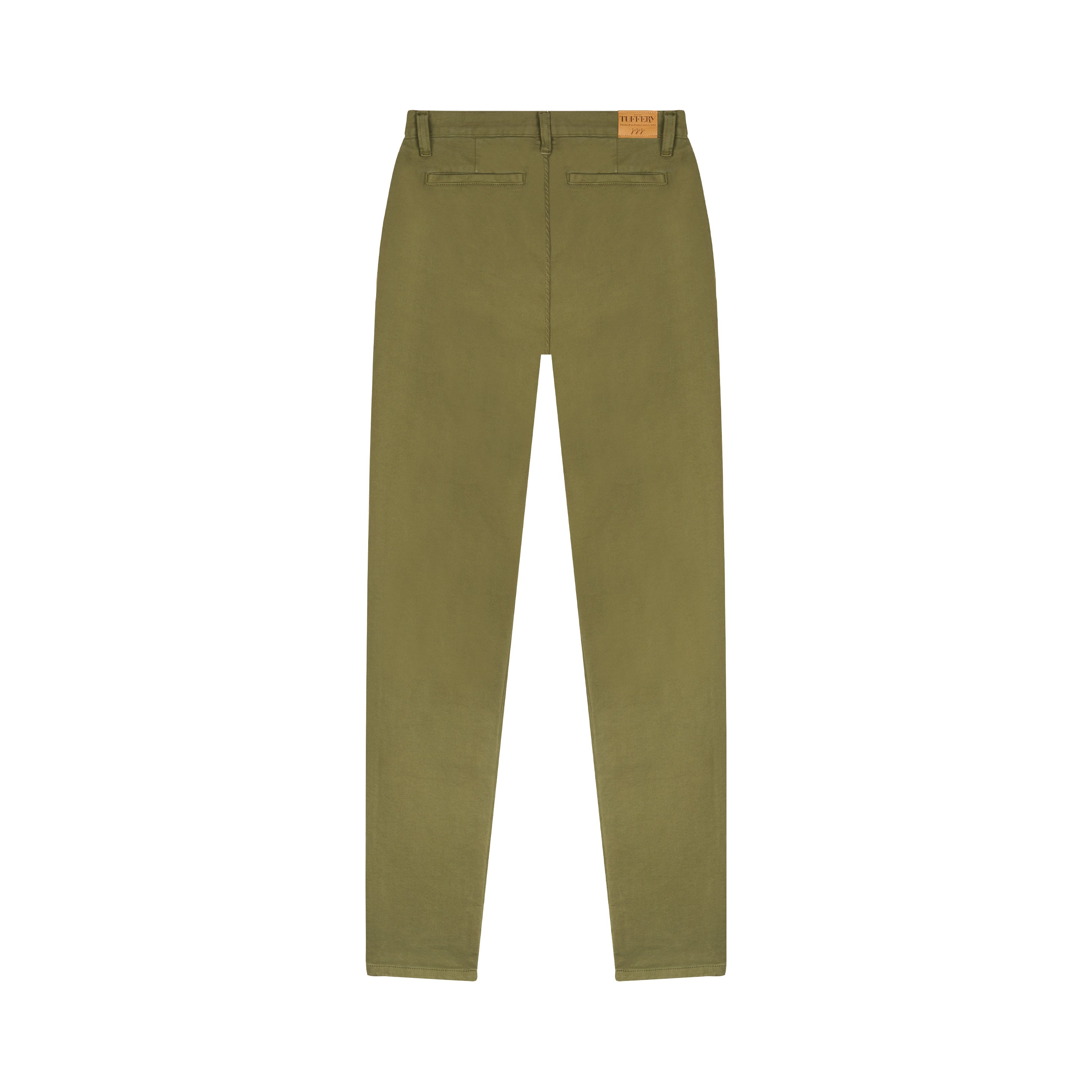 atelier-tuffery-chino-femme-l-onie-taille-haute-vert-kaki image 3