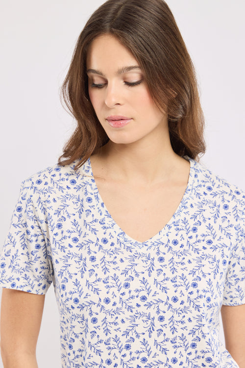 armor-lux-pyjama-capri-femme-floral-100-coton image 3