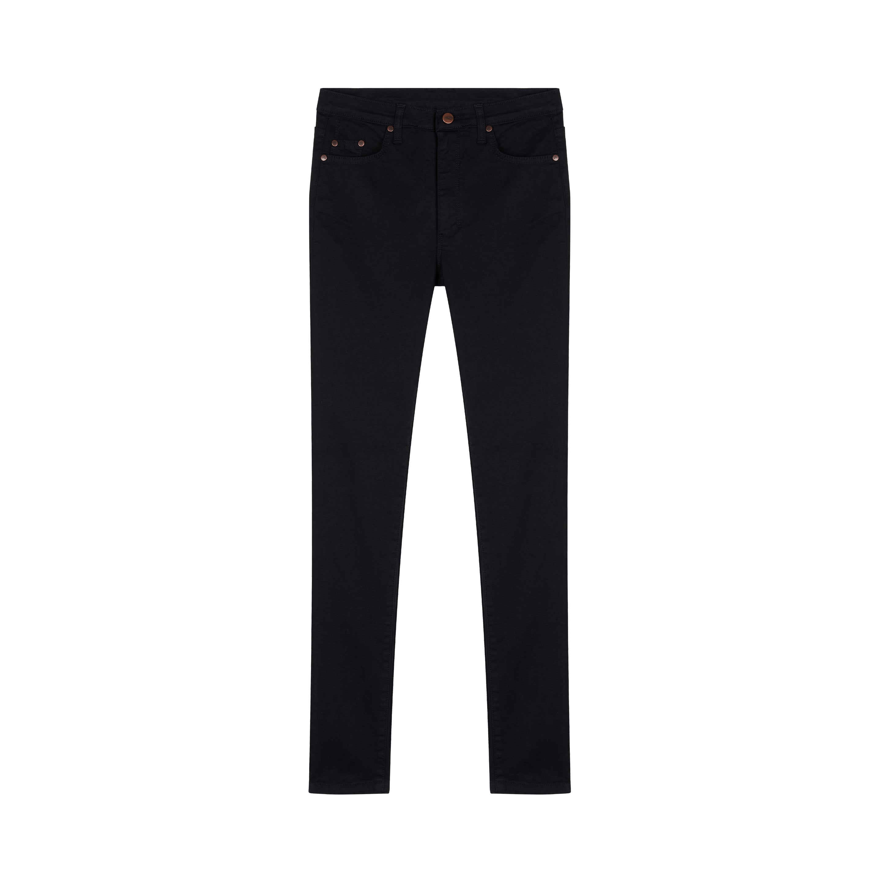 atelier-tuffery-jean-marianne-slim-taille-haute-noir-femme image 1