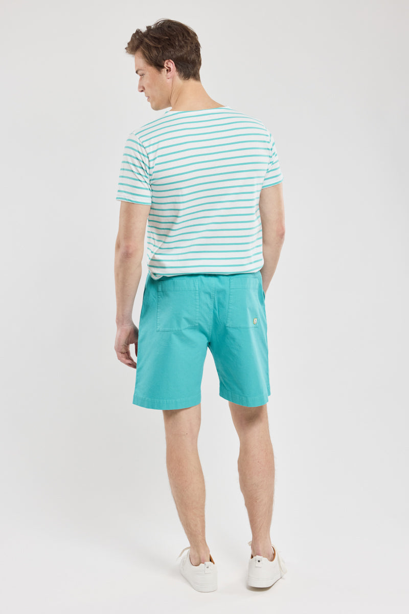 armor-lux-short-toile-taille-lastique-coton-stretch image 4