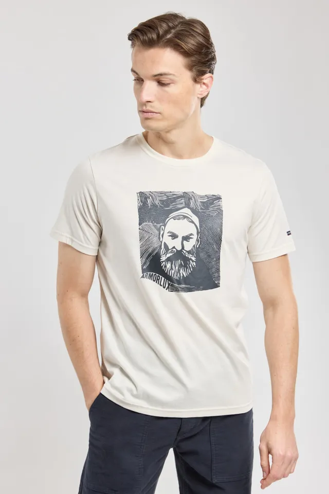 armor-lux-t-shirt-s-rigraphi-marin-homme-coton-l-ger image 1