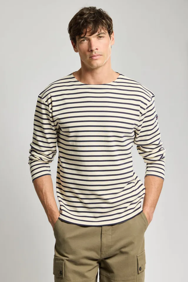 armor-lux-marini-re-loctudy-amiral-coton-pais-260-g-m-homme image 1