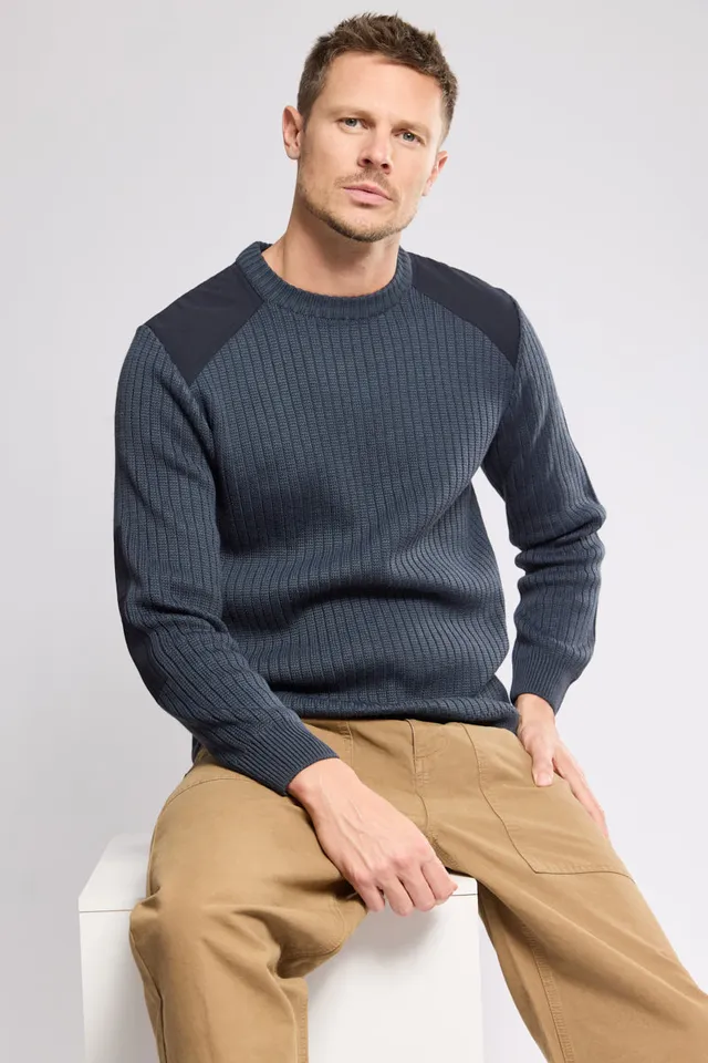 armor-lux-pull-esprit-militaire-homme-50-laine-50-acrylique image 1
