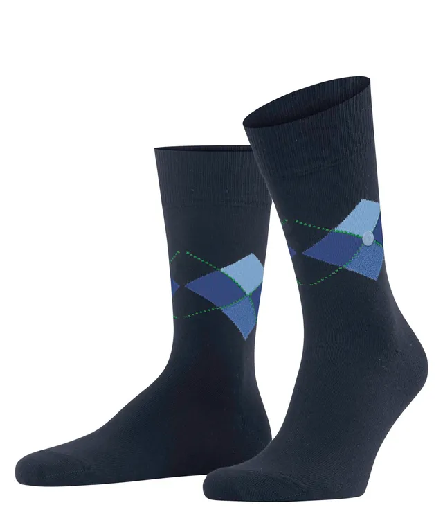 burlington-multi-king-chaussettes-homme-argyle-coton-bio image 1