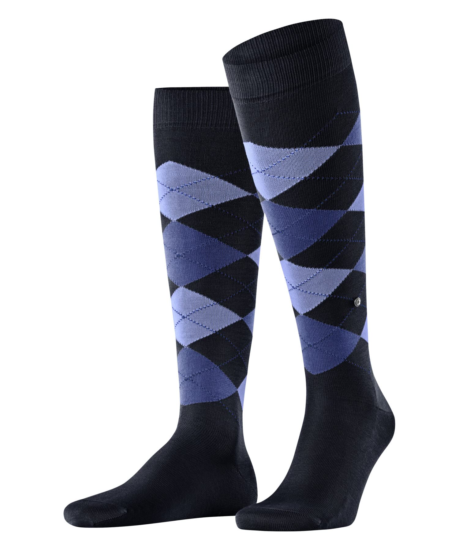 burlington-manchester-mi-bas-homme-coton-bio-opaque-losanges image 1