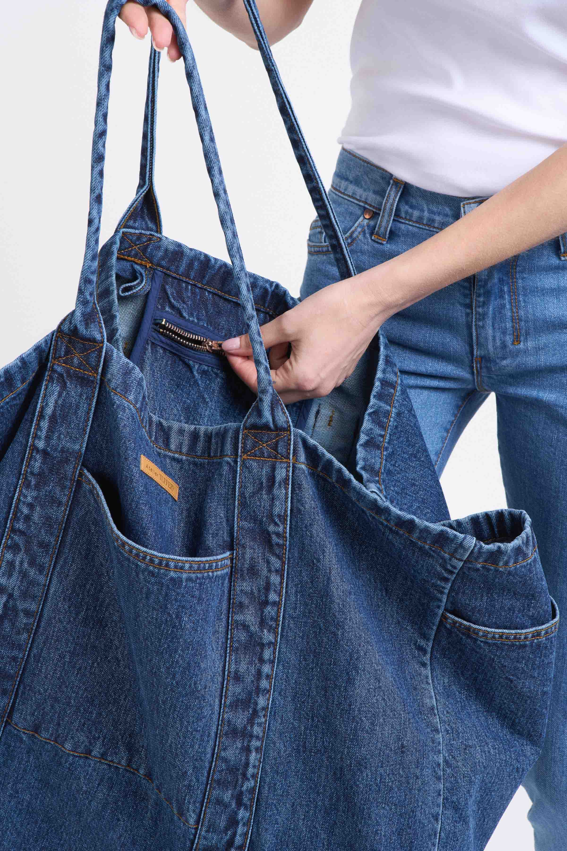 atelier-tuffery-sac-xl-jean-denim-robuste image 6