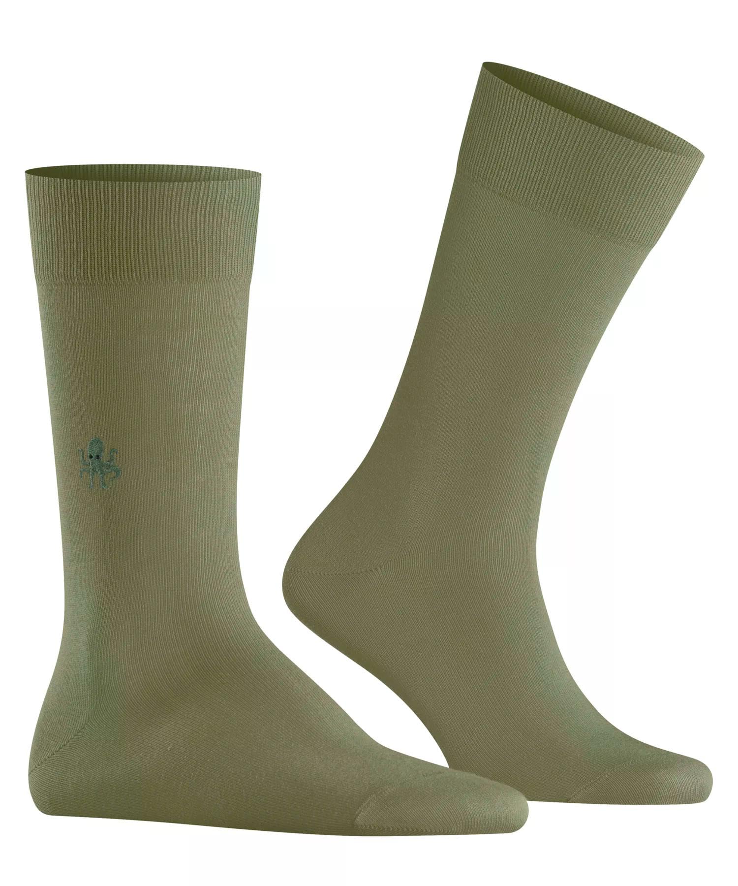 burlington-brit-style-chaussettes-homme-coton-fantaisie-vert-salvia-7472-40-46 image 1