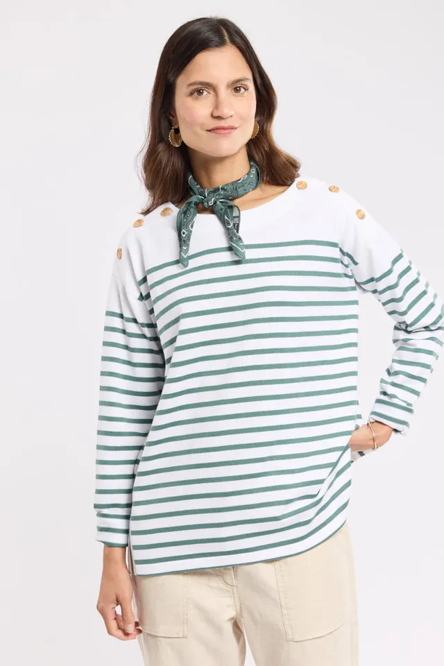 armor-lux-marini-re-femme-paules-boutonn-es-coton-rustique-245-g-m image 1