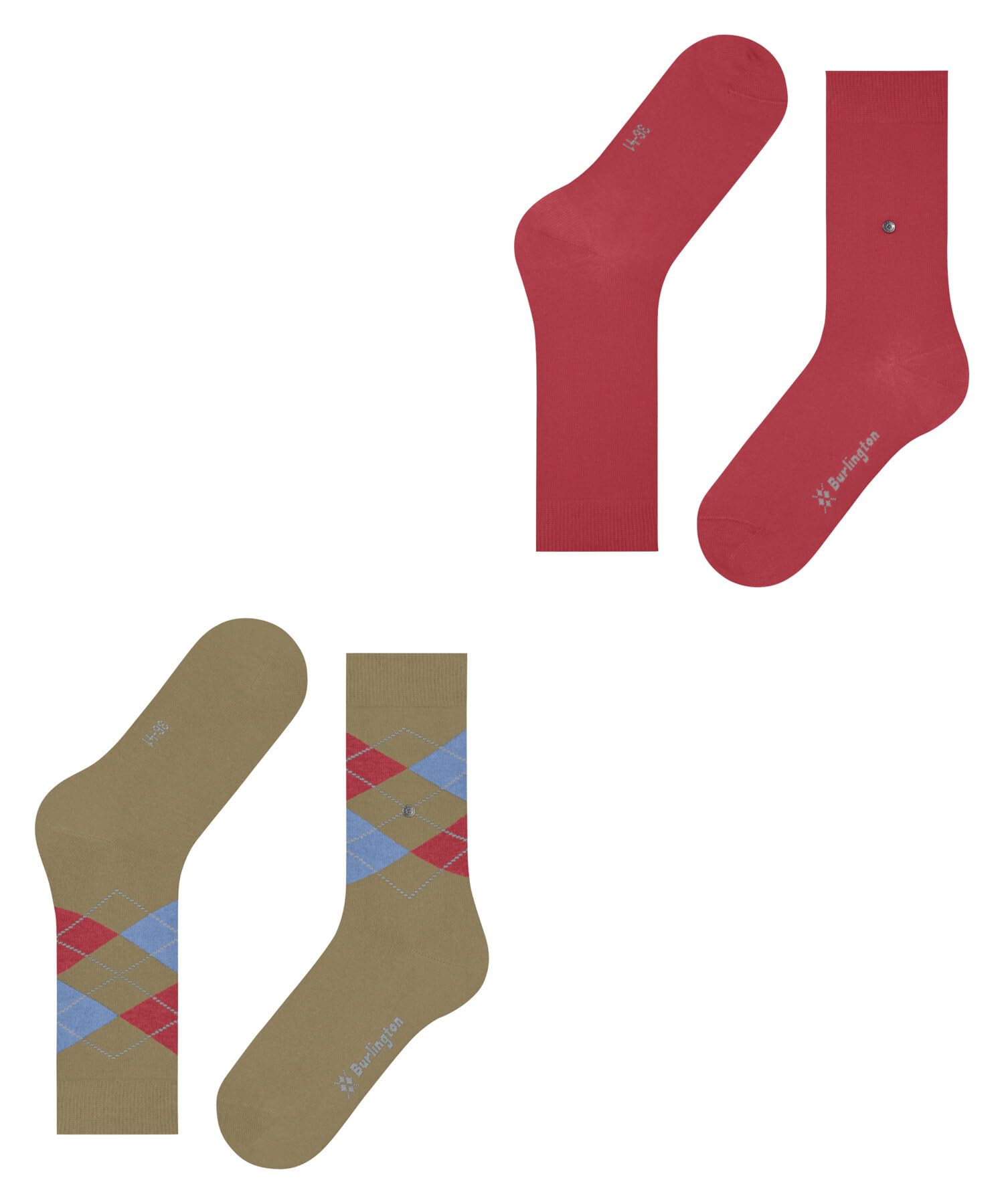 burlington-everyday-mix-2-pack-chaussettes-femme-coton-respirant image 5