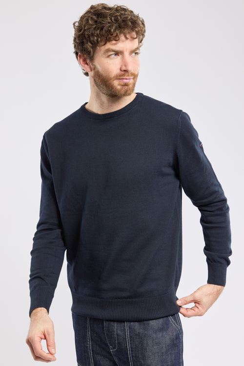 armor-lux-pull-carantec-homme-col-rond-100-coton image 3