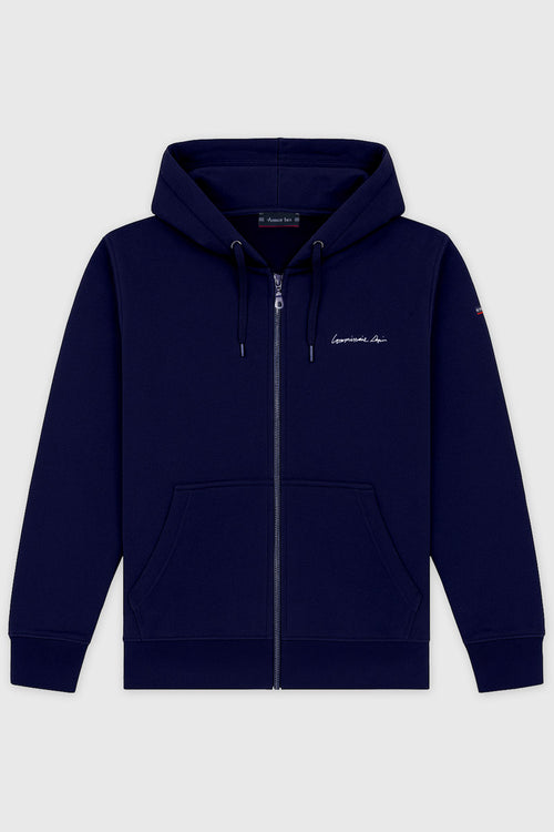 armor-lux-sweat-zipp-commissaire-dupin-unisexe-coton image 2