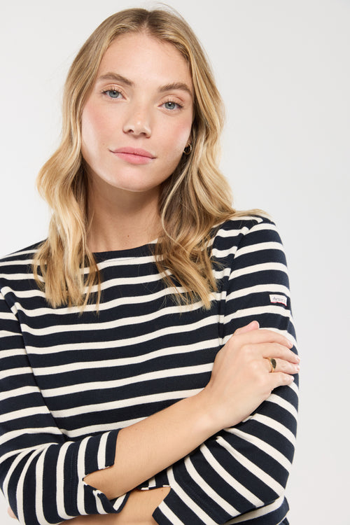 armor-lux-marini-re-bretonne-coton-fairtrade-manches-3-4 image 3