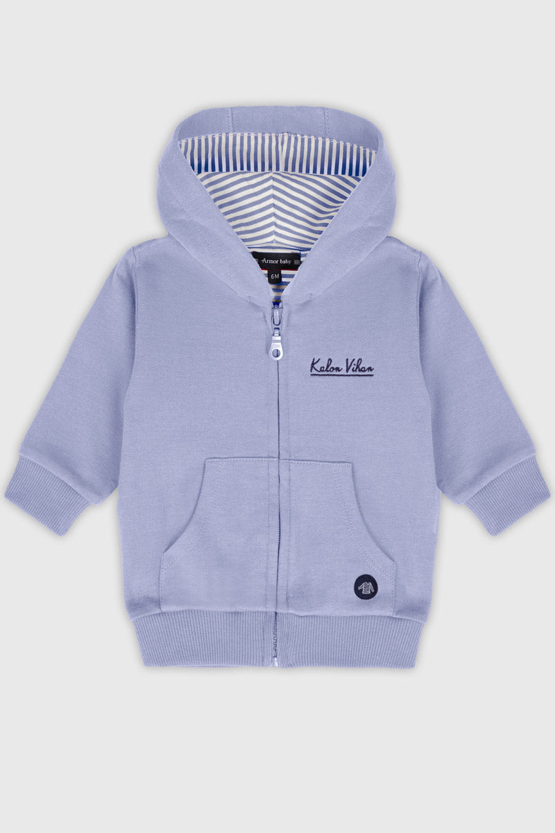 armor-lux-sweat-zipp-baby-coton-capuche-kalon-vihan image 1