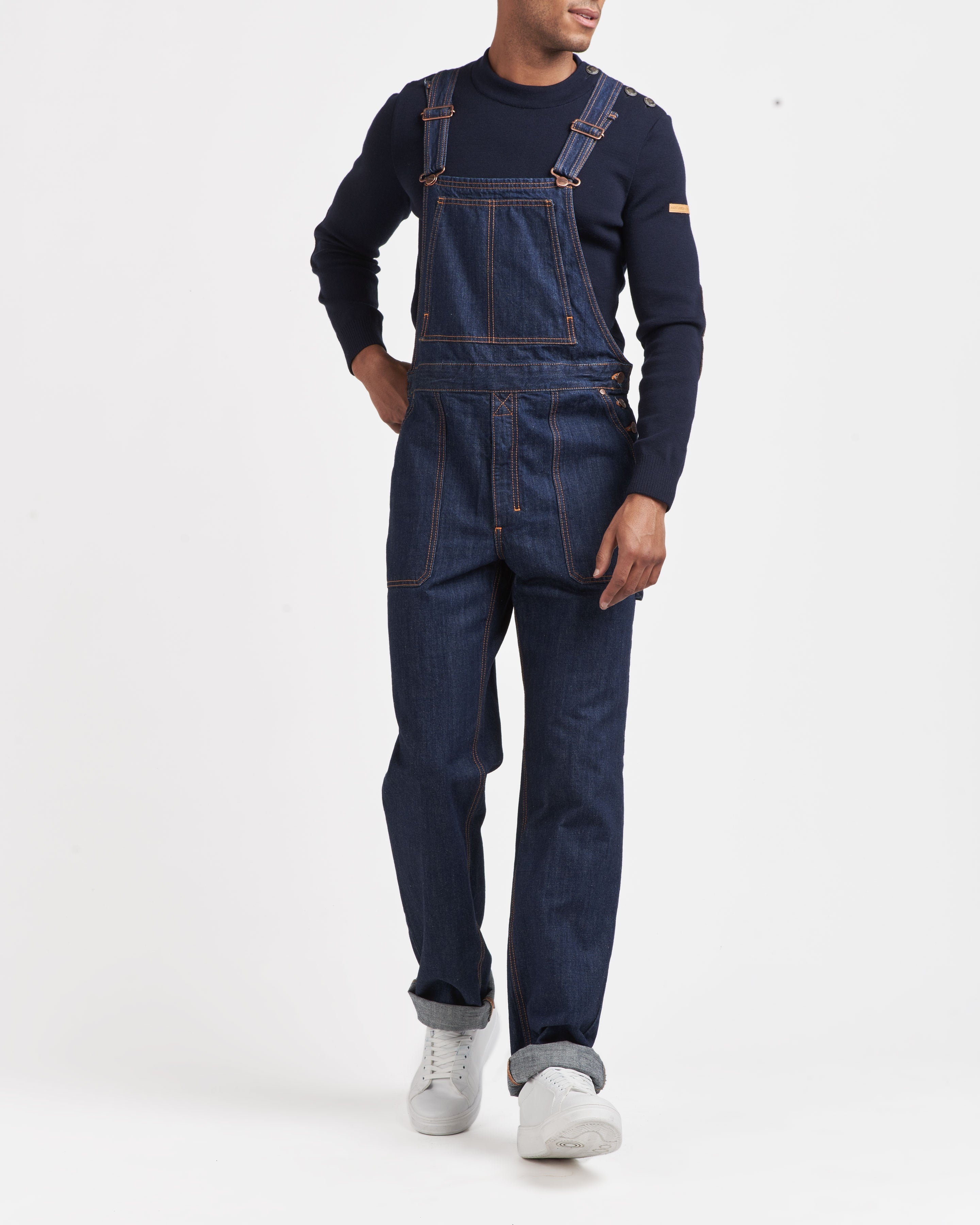 atelier-tuffery-andr-salopette-homme-jean-bio-indigo-naturel image 2