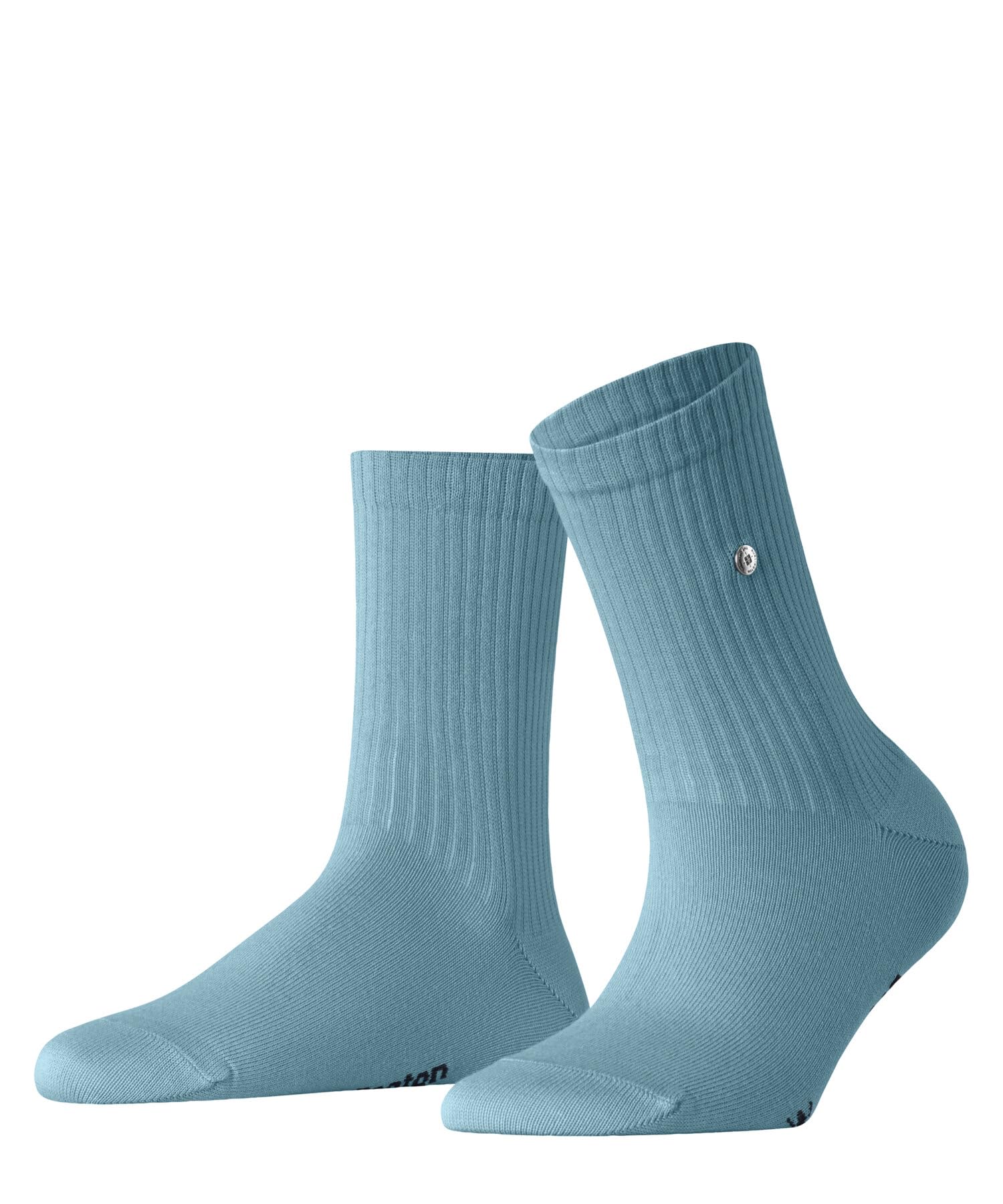 burlington-fleet-street-chaussettes-femme-coton-unies-bleu-key-largo-6852-36-41 image 1