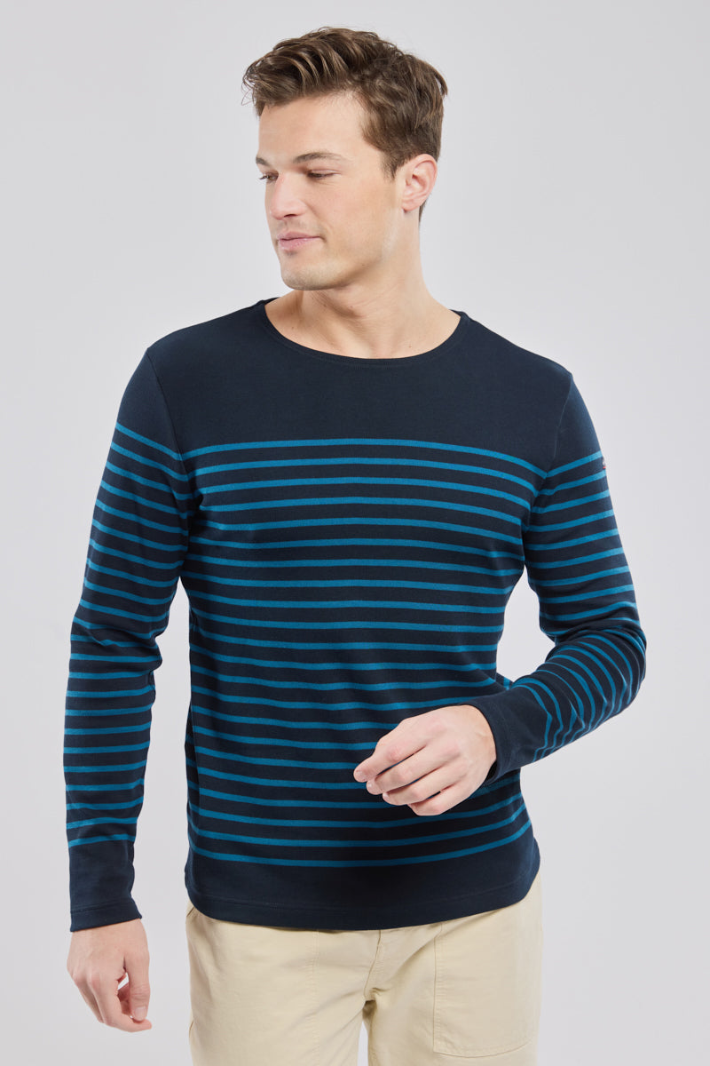 armor-lux-marini-re-homme-coton-pais-coudi-res-manches-longues image 4