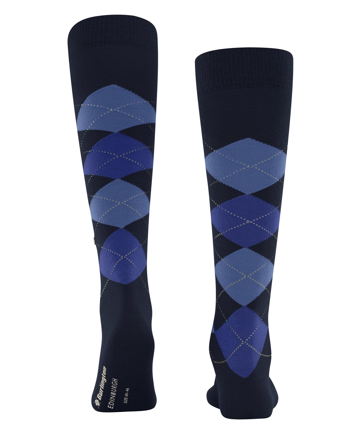 burlington-edinburgh-chaussettes-longues-homme-laine-bleu-marine-6120-40-46 image 2
