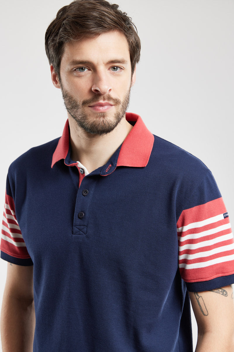 armor-lux-polo-manches-courtes-ray-homme-coton-piqu image 2