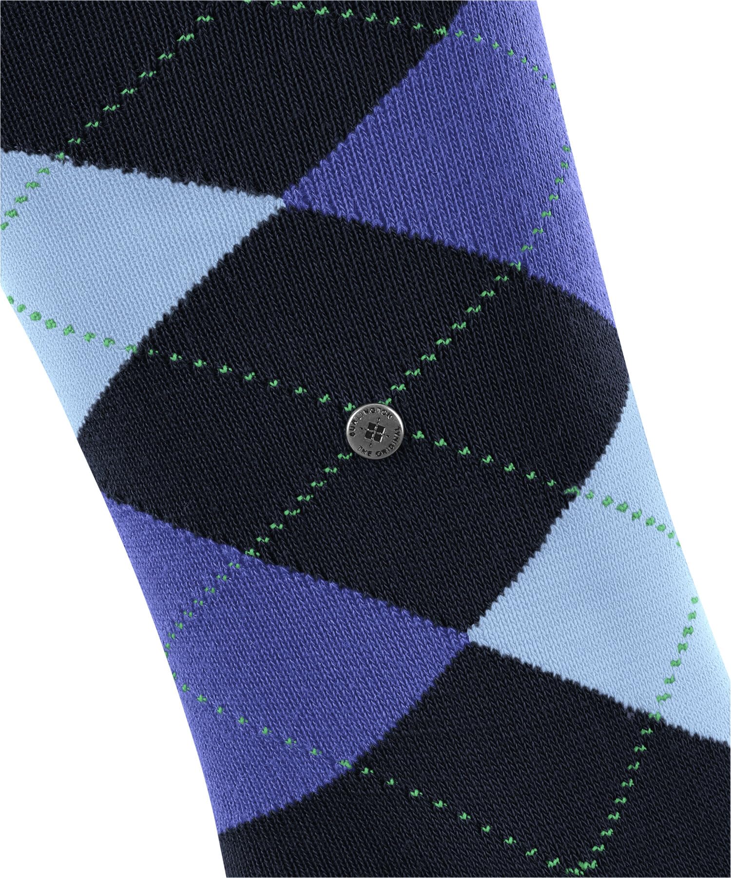 chaussettes-longues-burlington-king-coton-fantaisie-bleu-marine-40-46 image 3