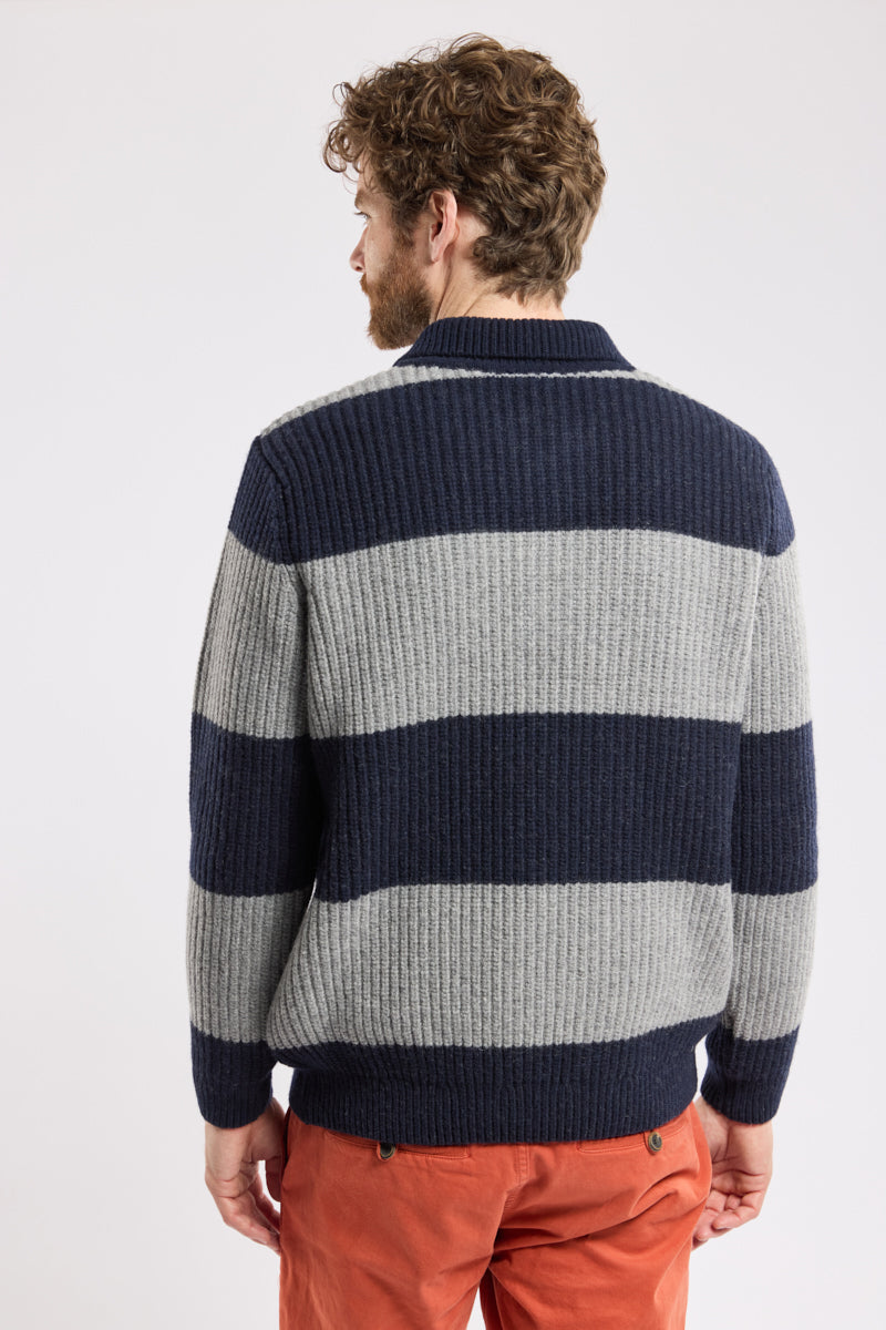 armor-lux-pull-col-polo-heritage-homme-laine image 4