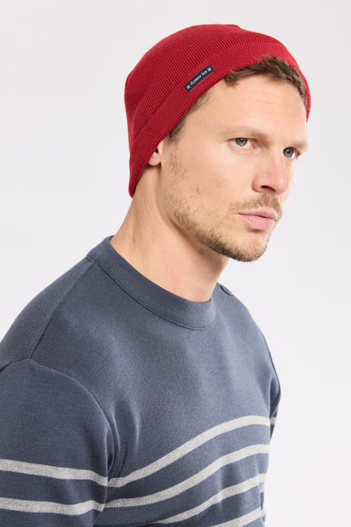 armor-lux-bonnet-fisherman-breton-laine-revers image 2