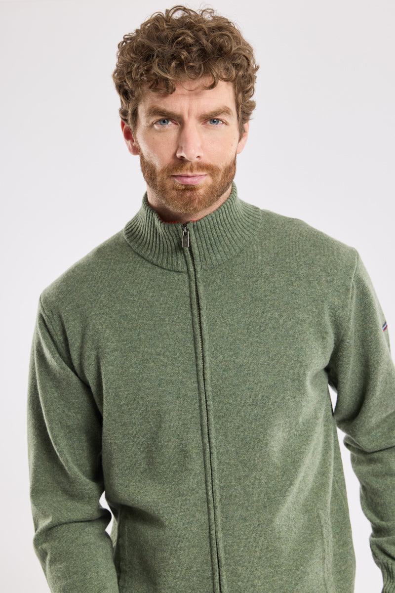 armor-lux-cardigan-zipp-homme-100-lambswool image 2