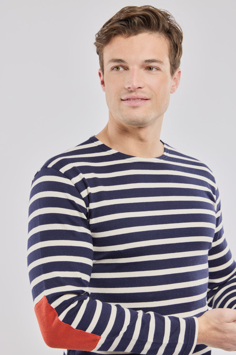 armor-lux-marini-re-amiral-manches-longues-coton-bio-pais image 3