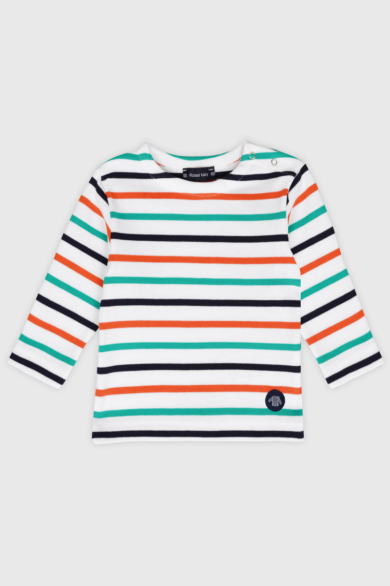 armor-lux-amiral-marini-re-tricolore-b-b-interlock-coton-pais-manches-longues image 1