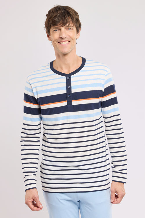 armor-lux-pyjama-ray-homme-pyjama-coton-l-ger image 4