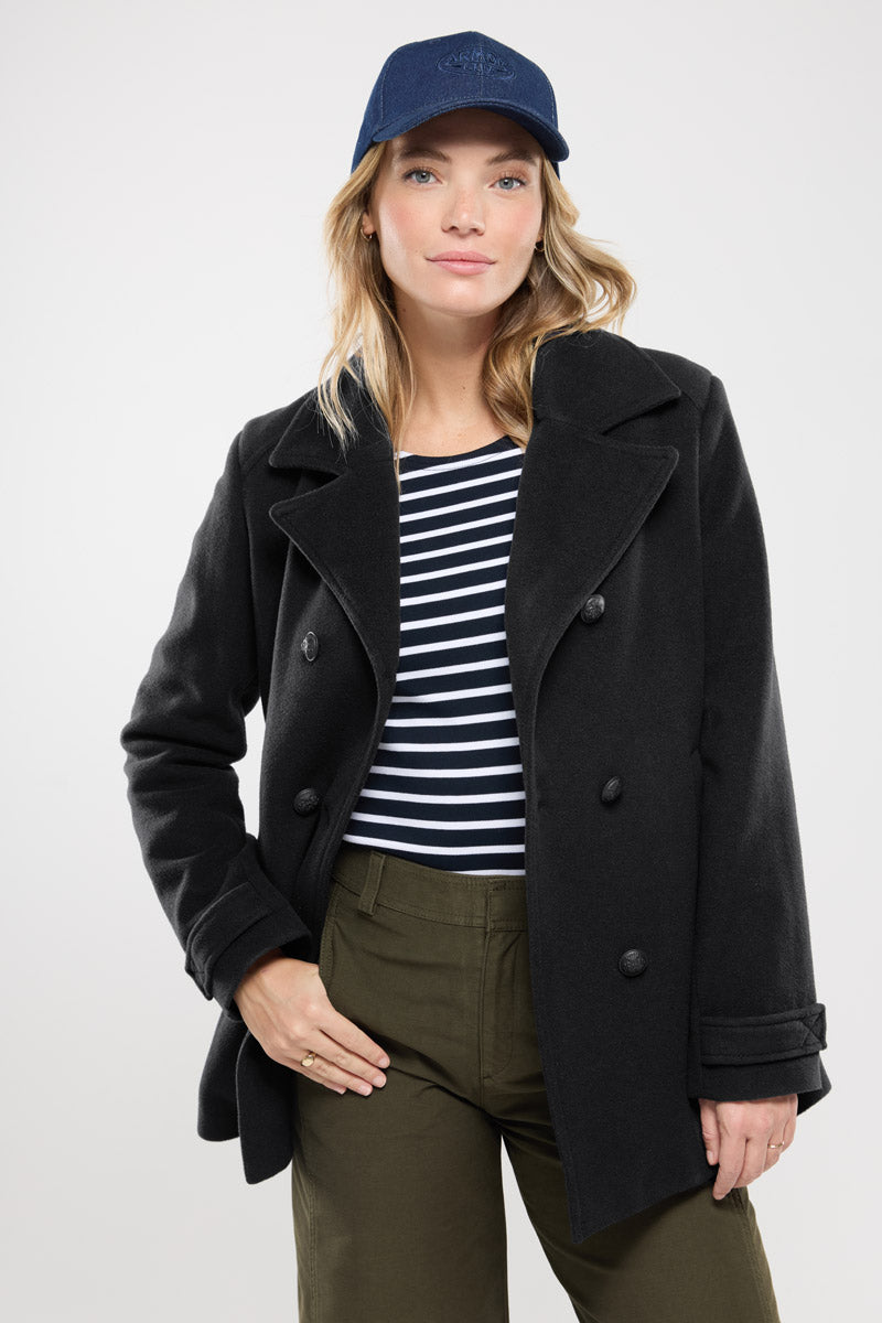 armor-lux-caban-penfret-femme-velours-de-laine image 2