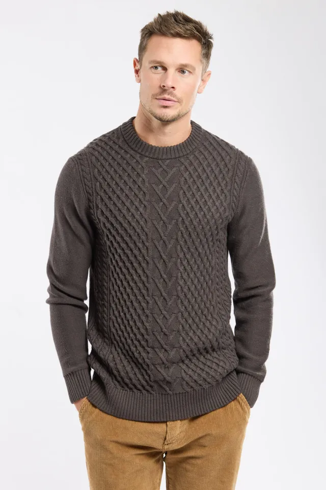 armor-lux-pull-torsades-fouesnant-homme-coton-et-laine image 1
