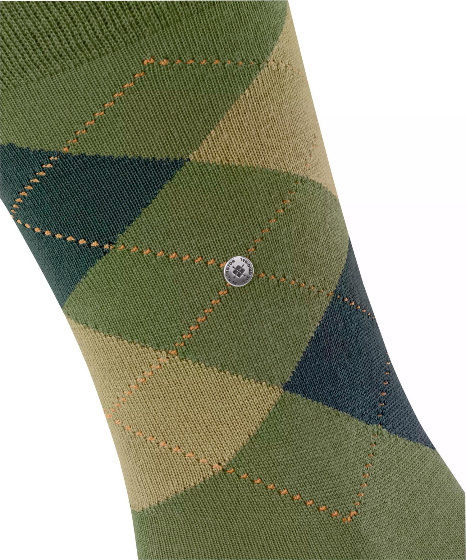 burlington-edinburgh-chaussettes-homme-vert-jade-7685-40-46 image 4
