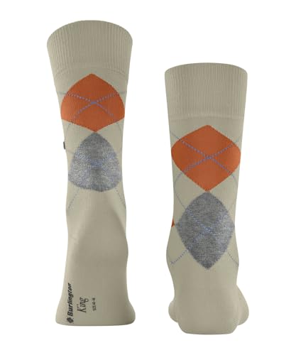 burlington-king-m-chaussettes-homme-coton-fantaisie-1-paire-marron-powder-40-46 image 8