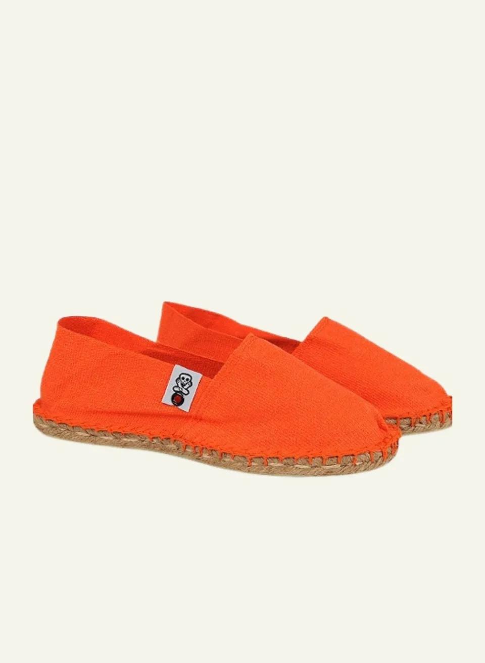 archiduchesse-espadrilles-orange-citrouille-toile-coton-r-g-n-r image 1