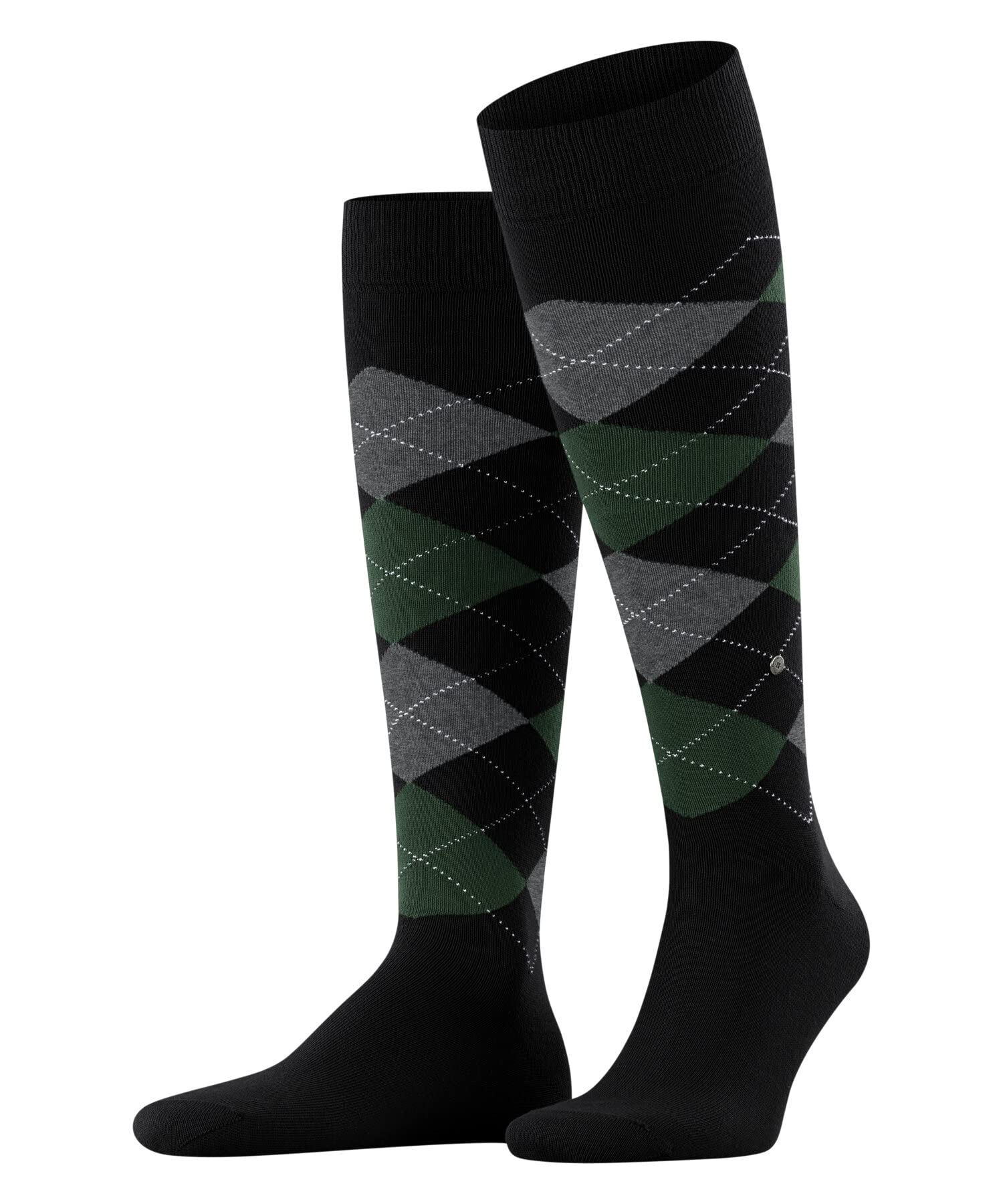 burlington-king-chaussettes-longues-homme-coton-noir-black-3004-40-46 image 1