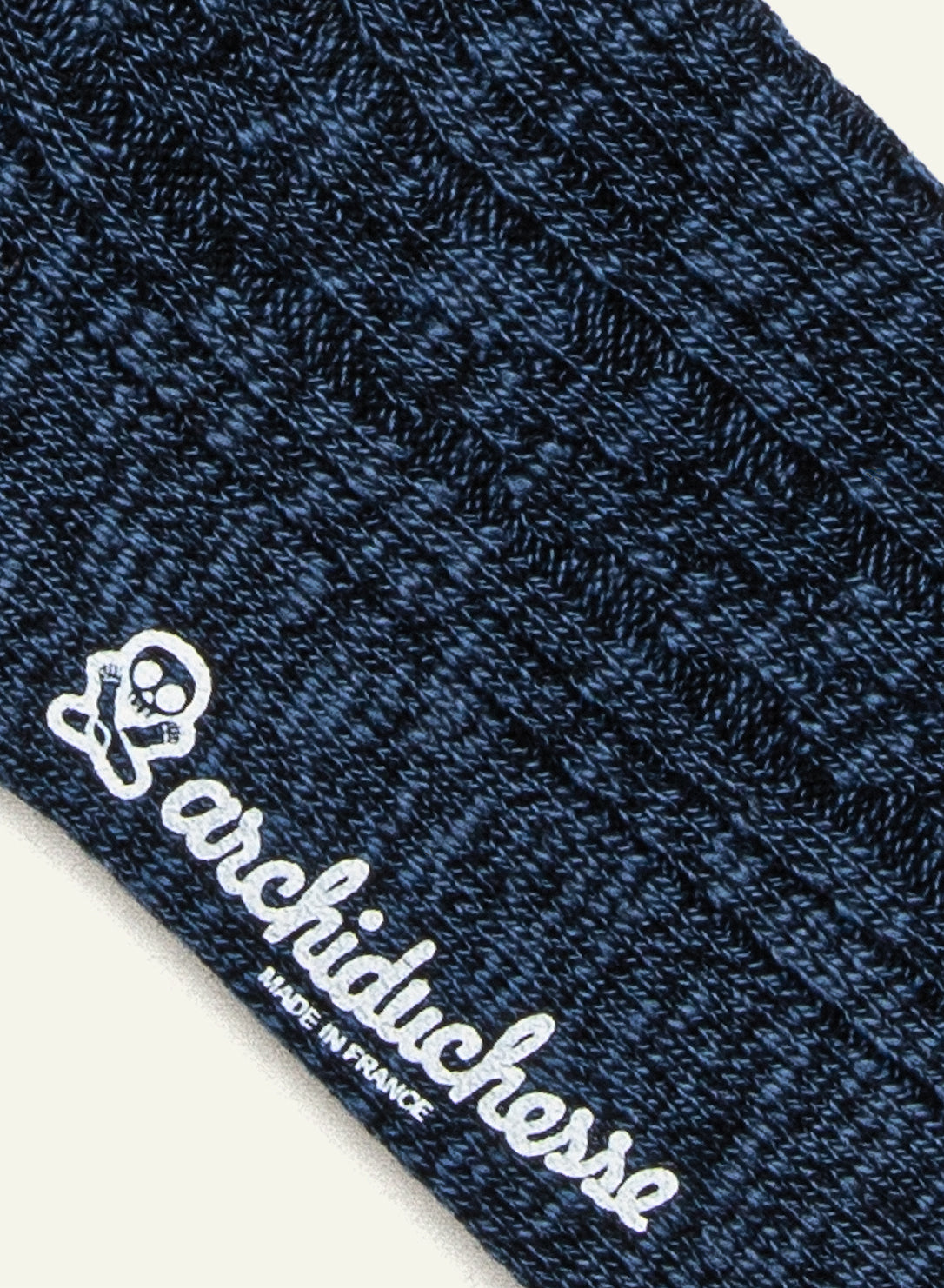 archiduchesse-d-hiver-bleu-chin-chaussettes-mi-haute-chaude image 5