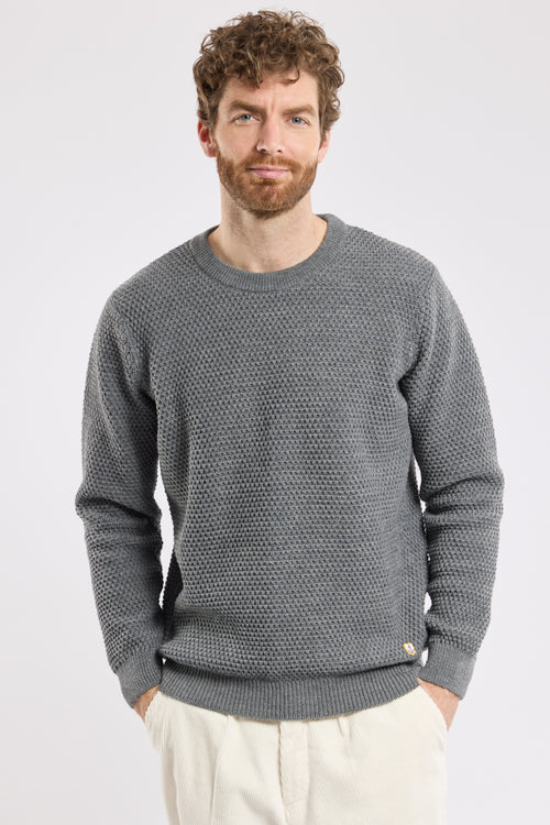 armor-lux-fouesnant-pull-col-rond-laine-homme image 2