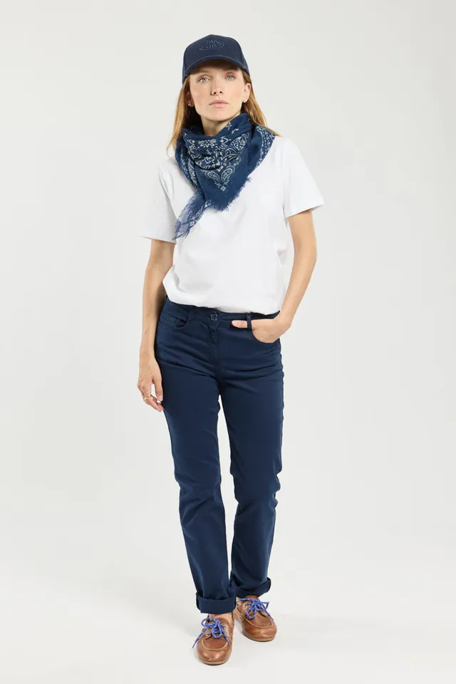 armor-lux-h-ritage-pantalon-droit-taylor-femme-coton-taille-haute image 1