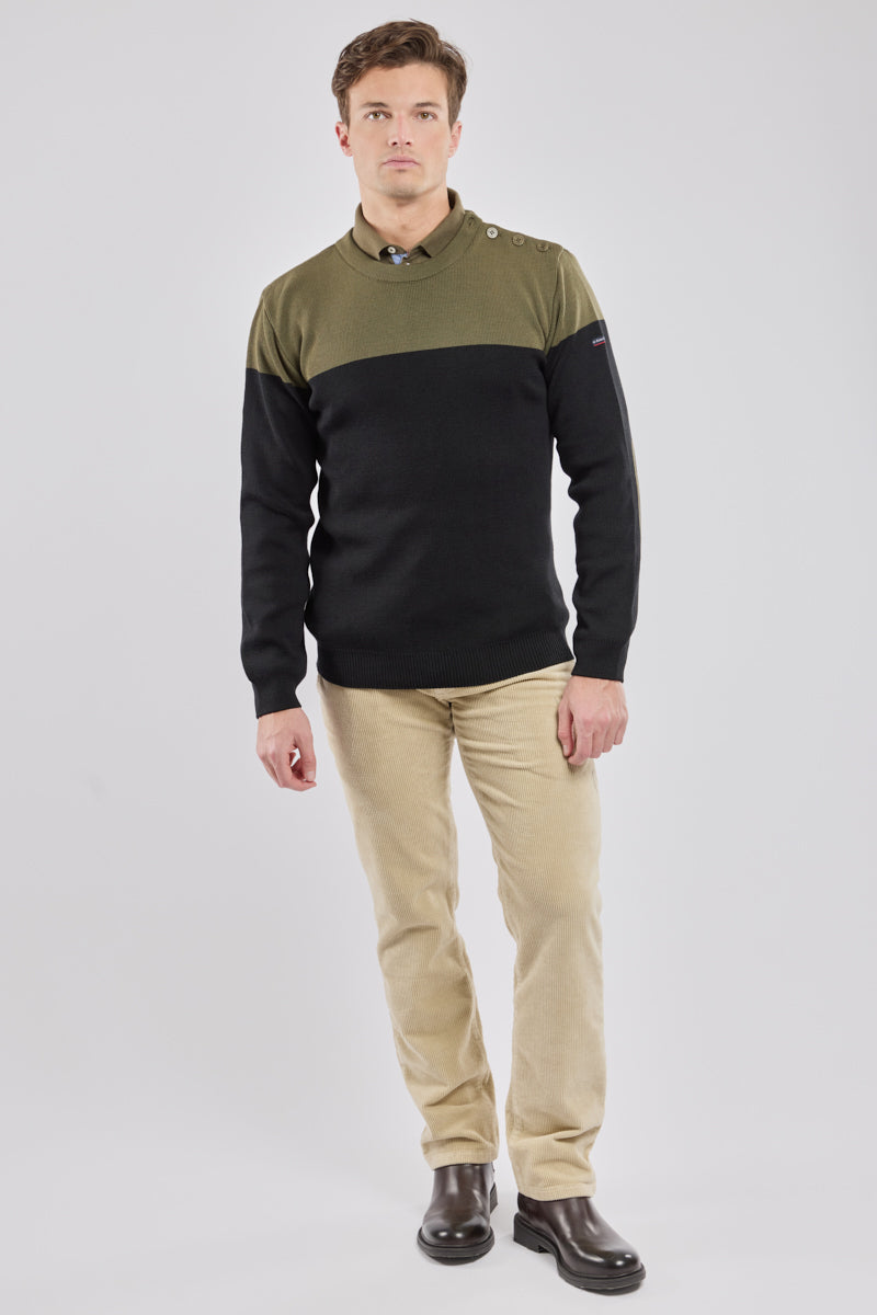 armor-lux-pull-marin-bi-color-homme-50-laine image 3