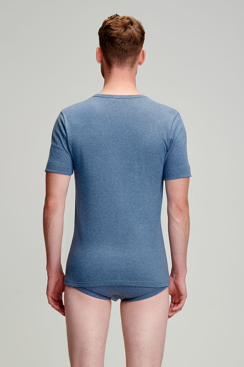 armor-lux-t-shirt-homme-col-rond-coton-pais-bio image 2