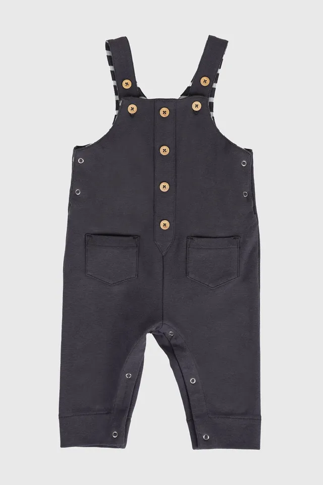 armor-lux-salopette-baby-coton-bretelles-r-glables image 1