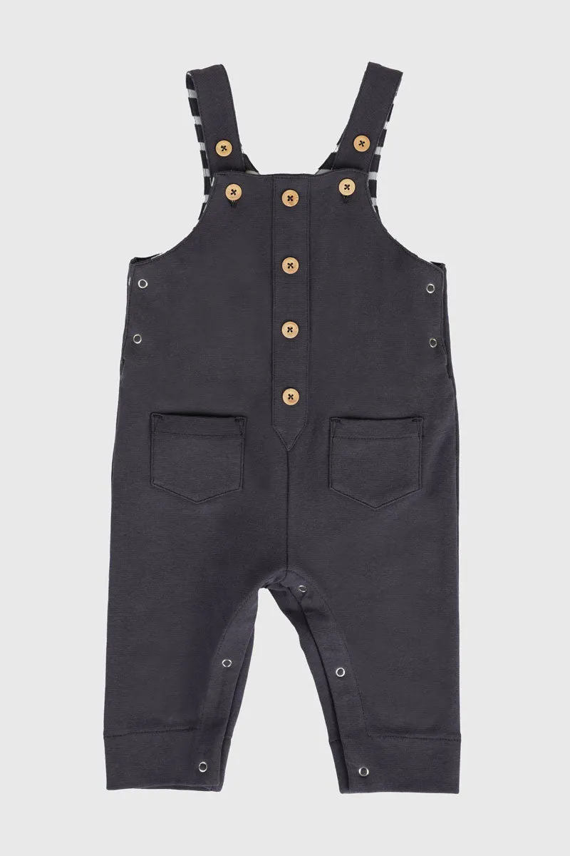 armor-lux-salopette-baby-coton-bretelles-r-glables image 1