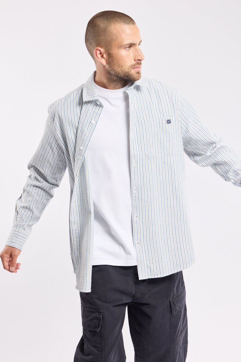 armor-lux-chemise-ray-e-deauville-homme-coton-et-lin image 2