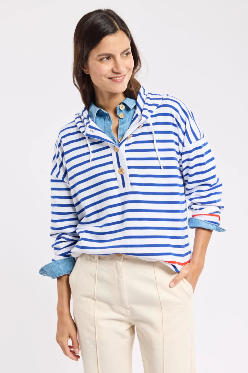 armor-lux-marini-re-capuche-femme-coton-rustique-245-g-m image 1