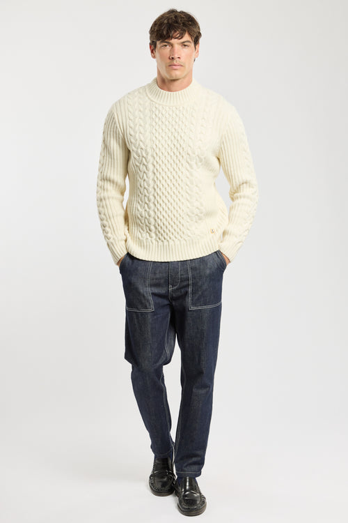 pull-irlandais-armor-lux-homme-80-laine-torsades image 5
