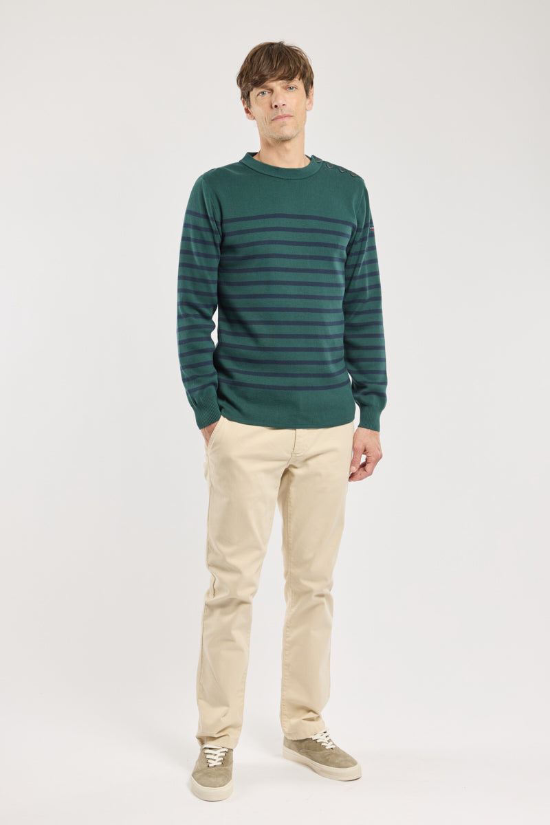 armor-lux-pull-marin-ray-coton-homme image 3