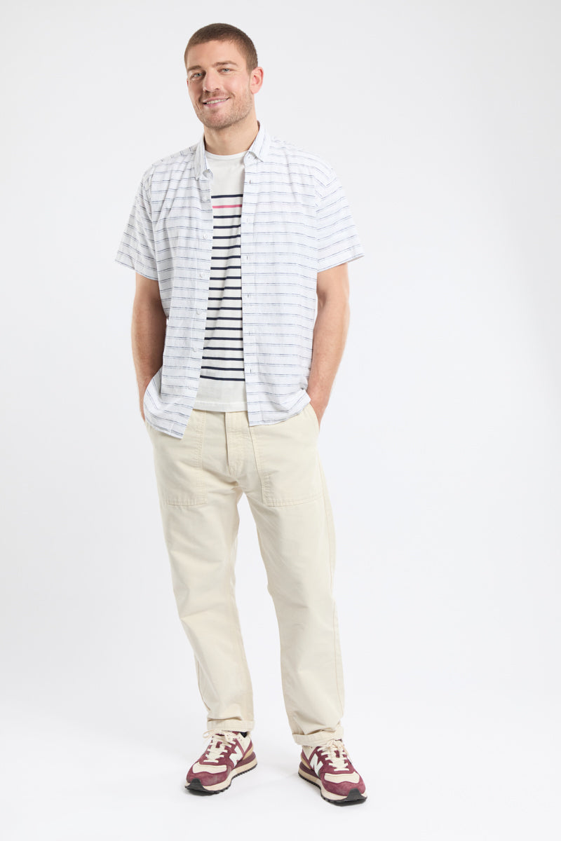 armor-lux-chemise-manches-courtes-lin-et-coton-h-ritage-ray-e-homme image 5
