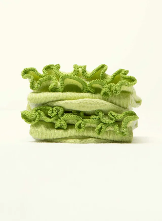 archiduchesse-collerettes-vert-chaussettes-courtes-vert-clair image 1